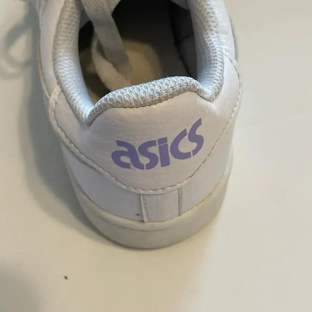 Asics Japan S GS Hologram Sneakers Size 5.5 White Low Top Lace Up Classic